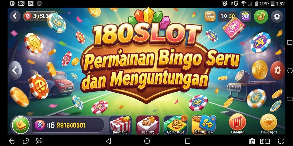 Tampilan menarik dari permainan Bingo di 180SLOT yang seru.
