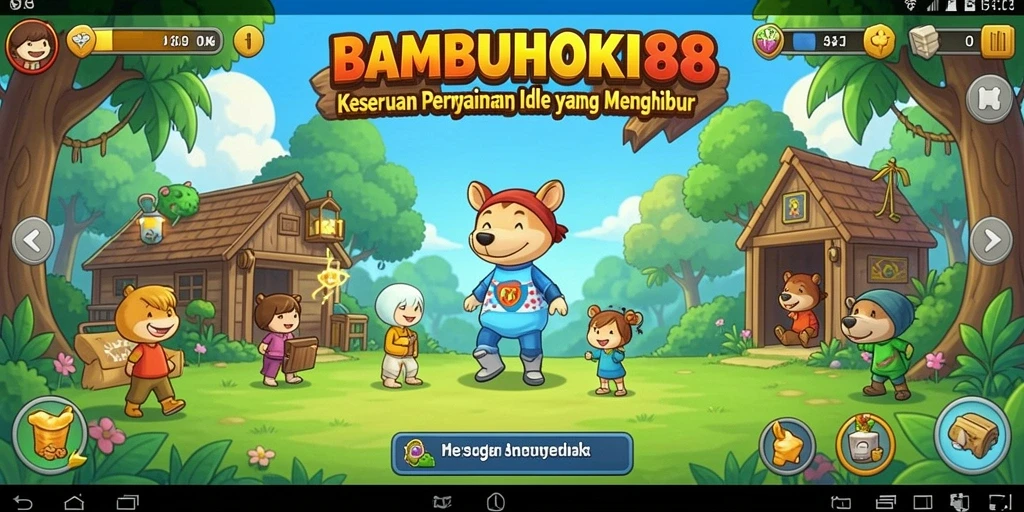 Tampilan gameplay <strong>BAMBUHOKI88</strong> yang menarik dan penuh warna.