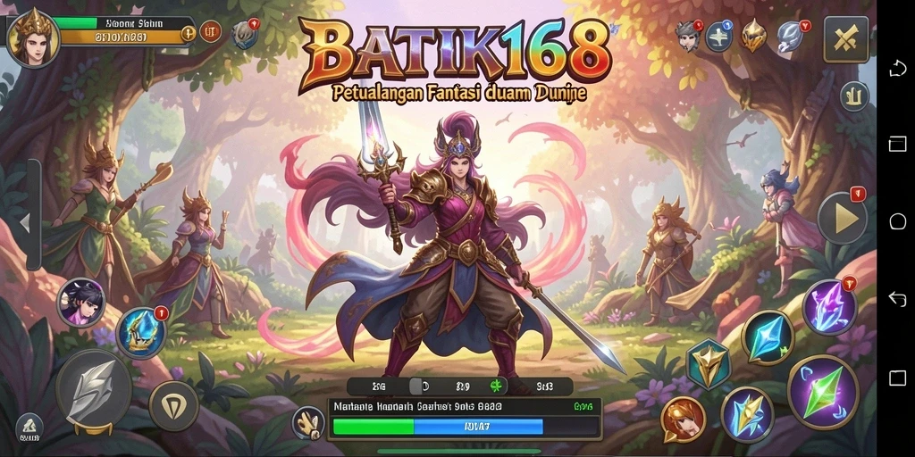 Tampilan screenshot gameplay <strong>BATIK168</strong> yang penuh warna dan aksi.