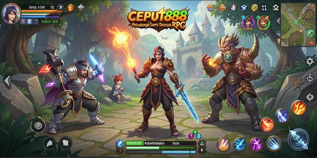 Tampilan gameplay RPG yang menakjubkan dan menantang di CEPAT88.
