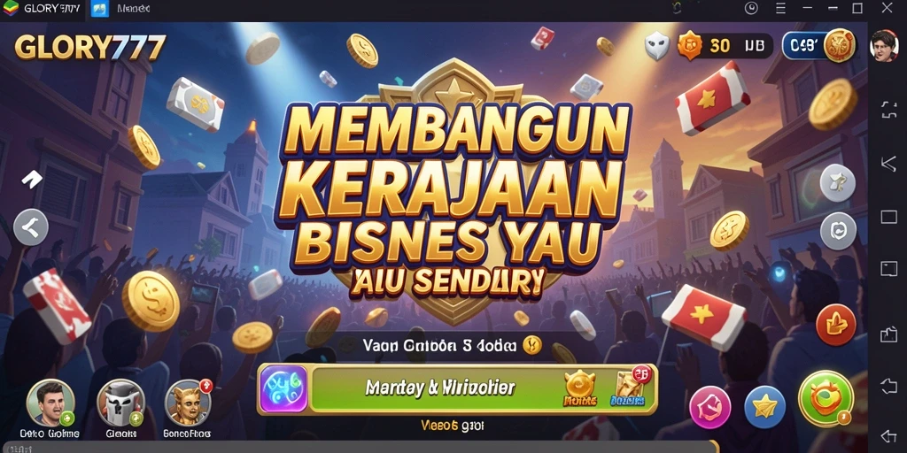 Tampilan gameplay strategis dari GLORY777 yang menarik.