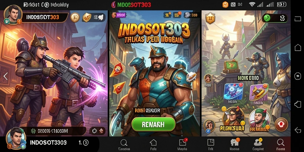 Screenshot utama INDOSLOT303 menampilkan interface intuitif yang memudahkan pengguna.