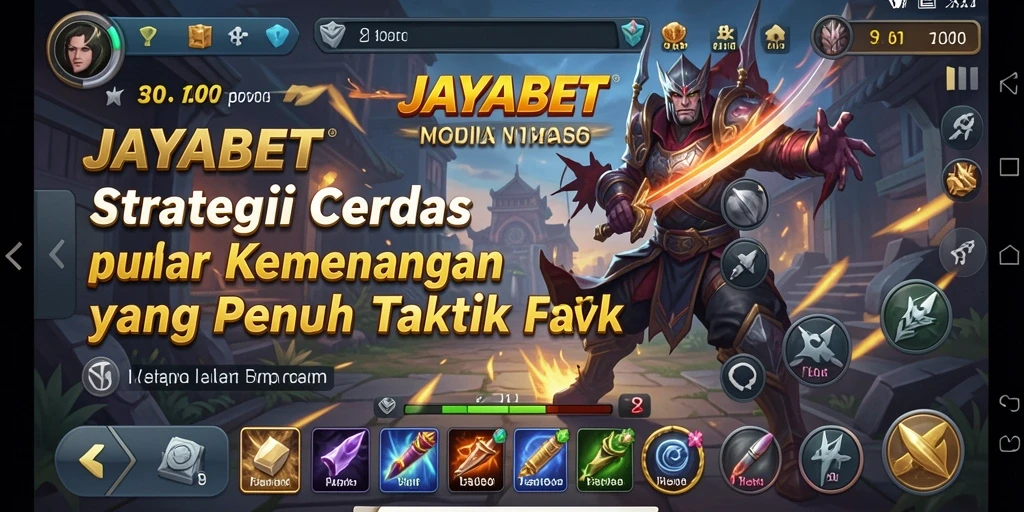 Screenshot gameplay JAYABET menampilkan pertempuran strategis yang mendebarkan.