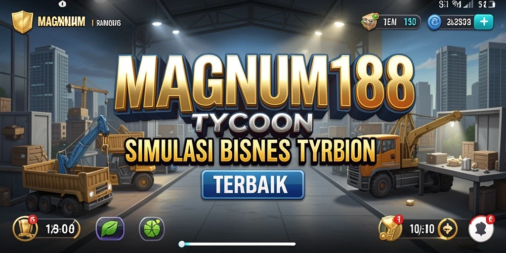 Gameplay <strong>MAGNUM188</strong> yang menampilkan simulasi bisnis yang menarik.