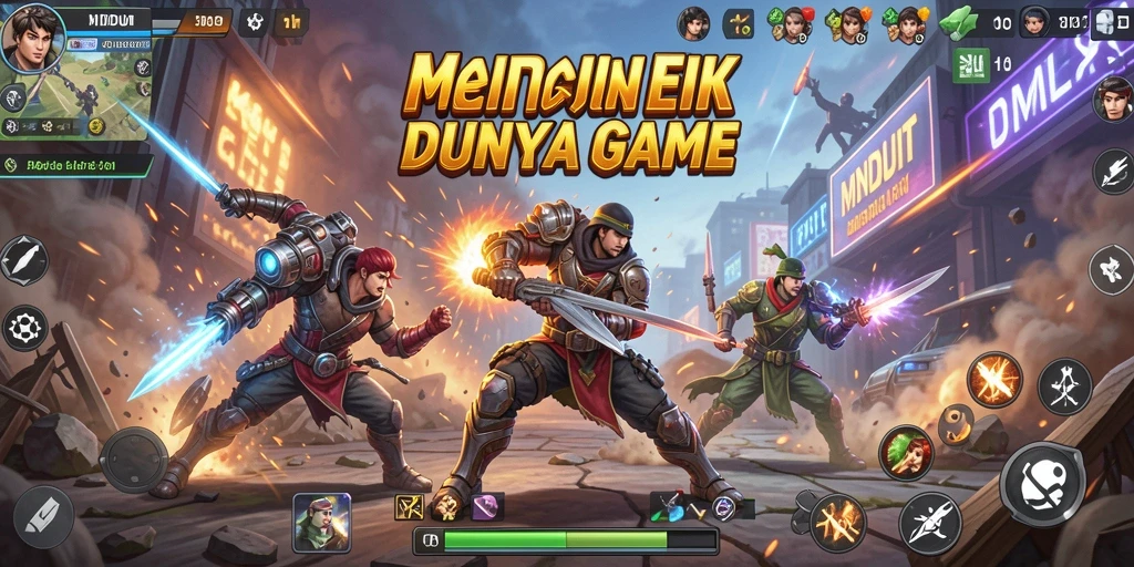 Screenshot dari gameplay MNDUIT menampilkan aksi pertarungan yang mendebarkan.