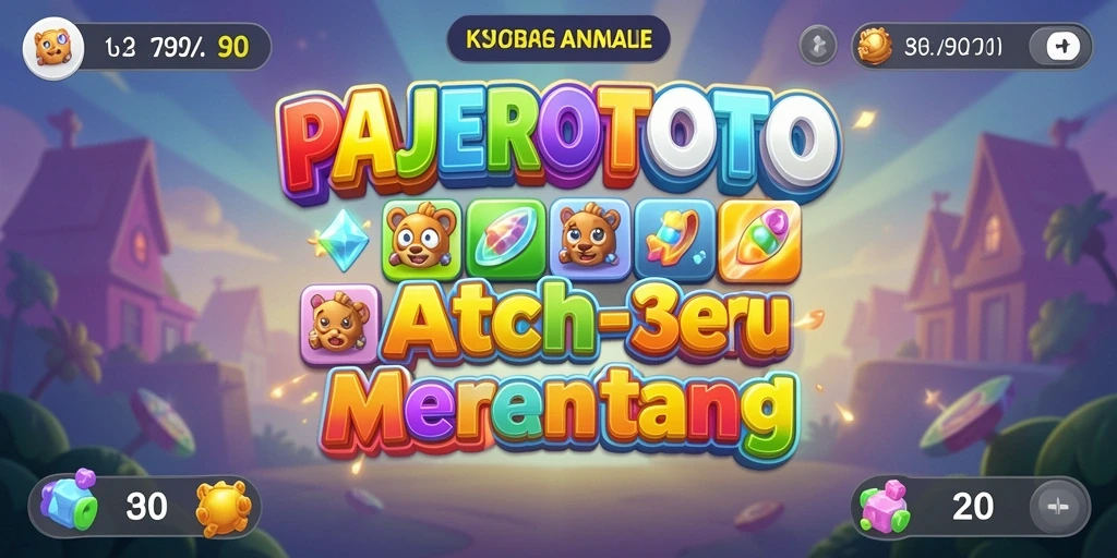 Tangkap layar dari gameplay seru PAJEROTOTO dalam genre Match-3.