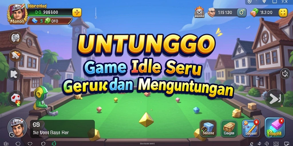 Tampilan gameplay <strong>UNTUNGGO</strong> yang menarik dan interaktif.