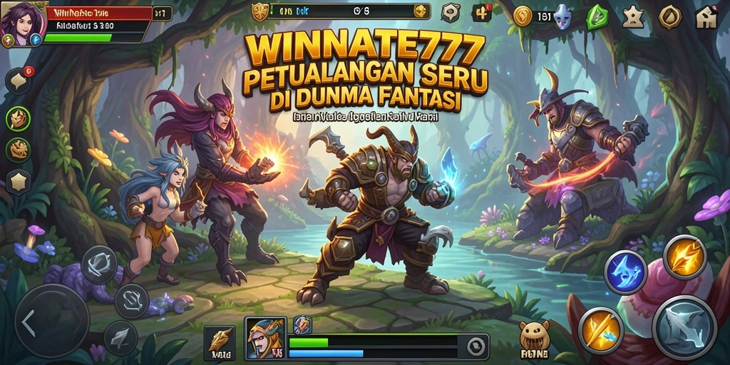 Tampilan gameplay petualangan yang menakjubkan di WINRATE777.