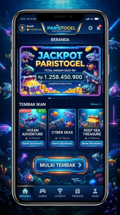 Daftar aplikasi yang tersedia di paristogel untuk diunduh.